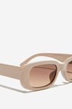 Abby Rectangle Sunglasses, PORCELAIN - alternate image 2