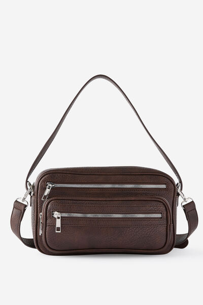 Bailey Camera Bag, CHOC PU