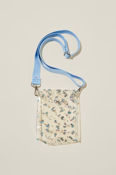 Commuter Cross Body, FLORAL DITSY BLUE CRUSH