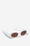 Ruby Round Sunglasses, WHITE - alternate image 2