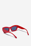 Ciara Cat Eye Sunglasses, SCARLET RED - alternate image 3