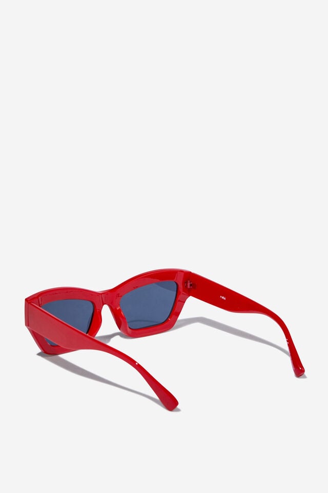 Ciara Cat Eye Sunglasses, SCARLET RED
