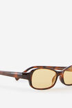 Jamie Slim Wrap Around Sunglasses, DEEP TORT/YELLOW - example image 2
