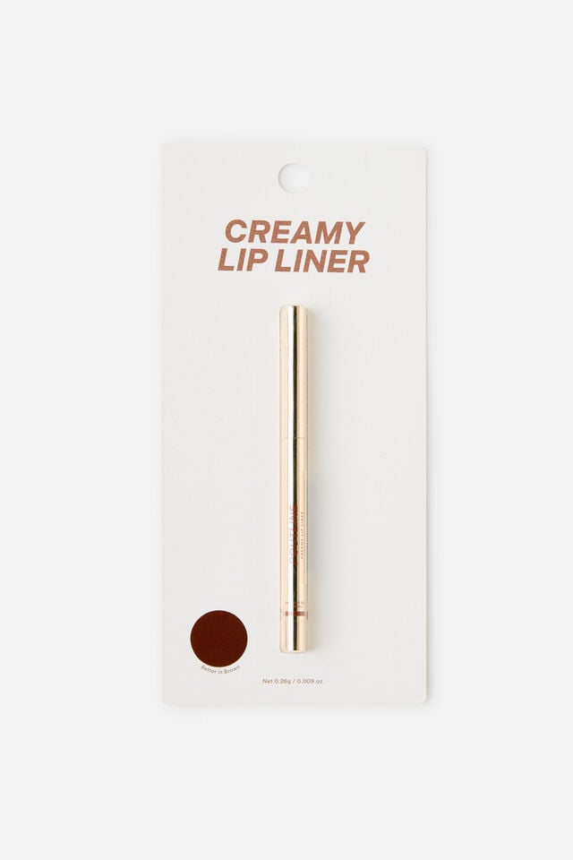 Poutline Lip Liner, BETTER IN BROWN