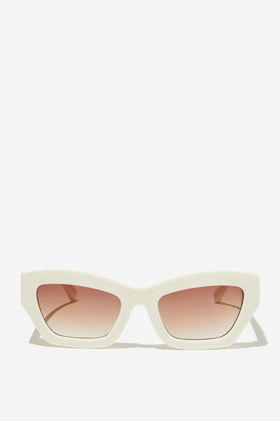 Ciara Cat Eye Sunglasses, ECRU