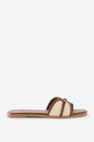 Charlotte Buckle Slide, CANVAS/TAN - example image 1