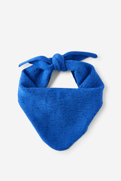 Triangle Knit Scarf, POINTELLE/SOVEREIGN BLUE