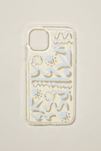 Phone Case Iphone 11, GRAPHIC AMALFI COAST BLUE