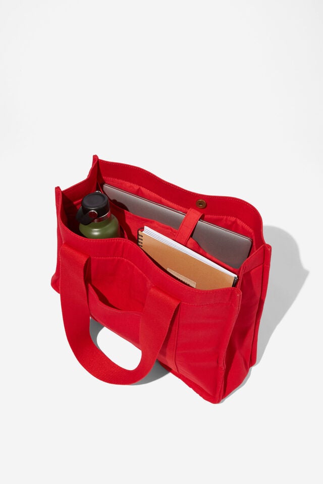 The Stand By Tote, SUMMER RED