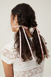 2Pk Poppy Hair Bows, BLUSH - alternate image 1