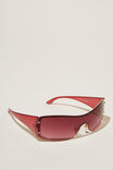 Simi Shield Sunglasses, BERRY GRADIENT - alternate image 2