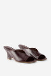 Michelle Wedge, BURGUNDY PATENT PU - example image 4