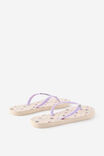 Kuromi Sanrio Charm Flip Flop, LCN SAN KUROMI SKULL - example image 3