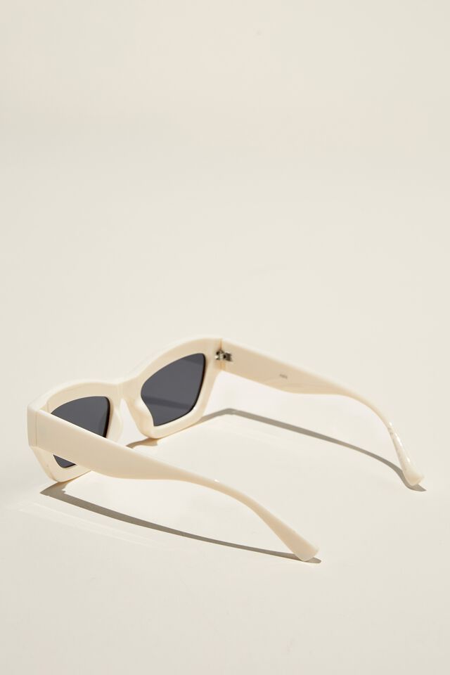 Ciara Cateye Sunglasses, IVORY