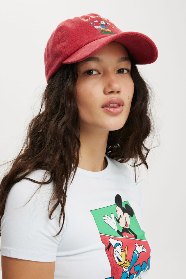 License Graphic Dad Cap, LCN DIS MICKEY & FRIENDS RED