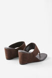Bobbie Flip Flop Wedge, CHOC MICRO - example image 3