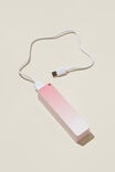 Charge On The Go Power Bank, PINK OMBRE - alternate image 1