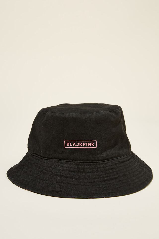 License Reversible Bucket Hat, LCN BRA BLACKPINK YARDAGE/BLACK