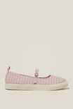 Audrey Mary Jane Plimsoll, PINK CHECK - alternate image 1