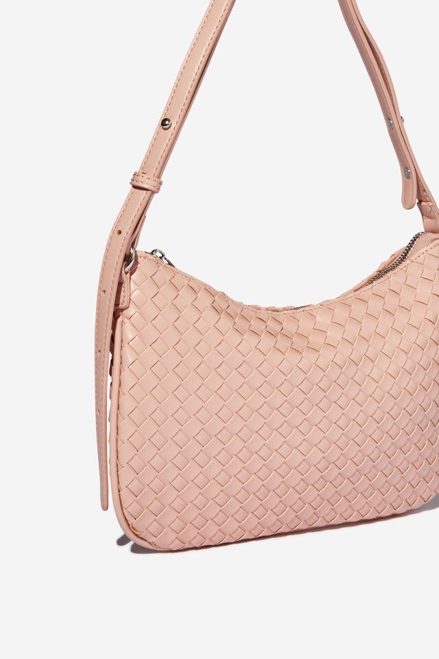 Aries Bag, PEONY ROSE WOVEN PU