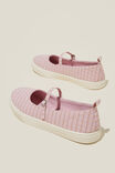 Audrey Mary Jane Plimsoll, PINK CHECK - alternate image 3