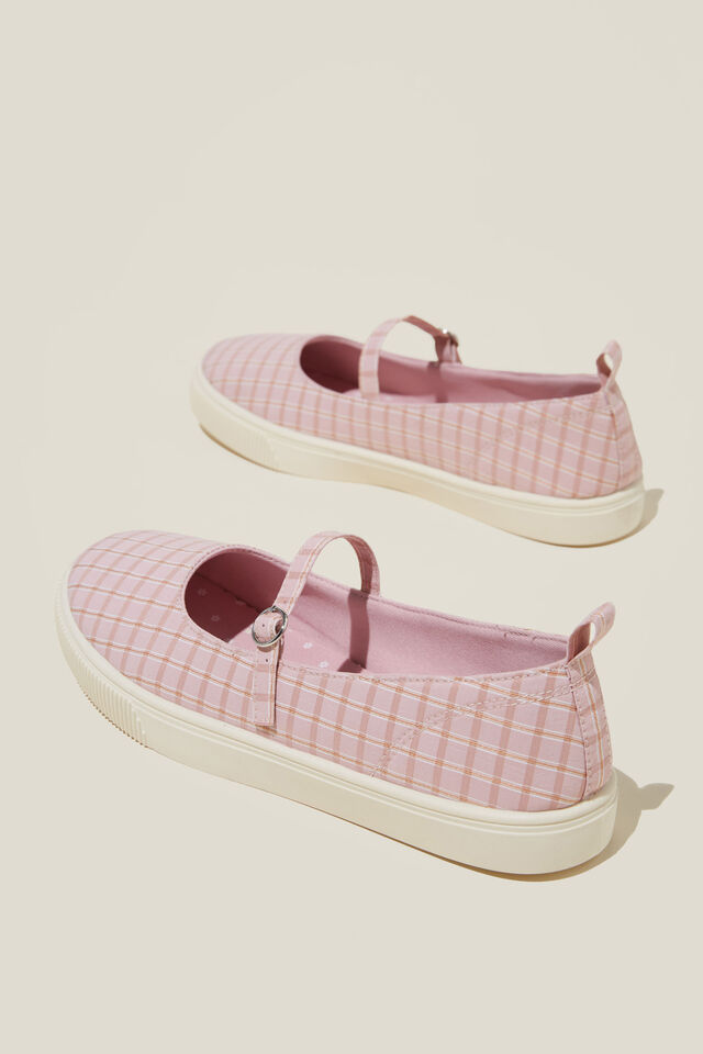 Audrey Mary Jane Plimsoll, PINK CHECK