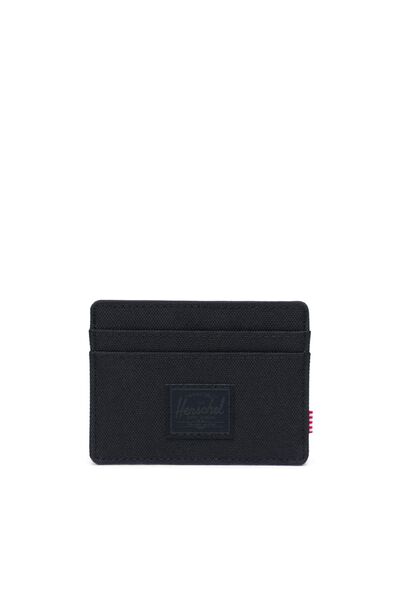 Herschel Charlie Rfid Wallet, BLACK/BLACK