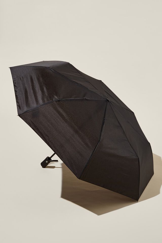 Compact Umbrella, BLACK