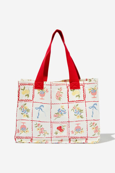 The Stand By Tote, SUMMER MOMENTS/NATURAL