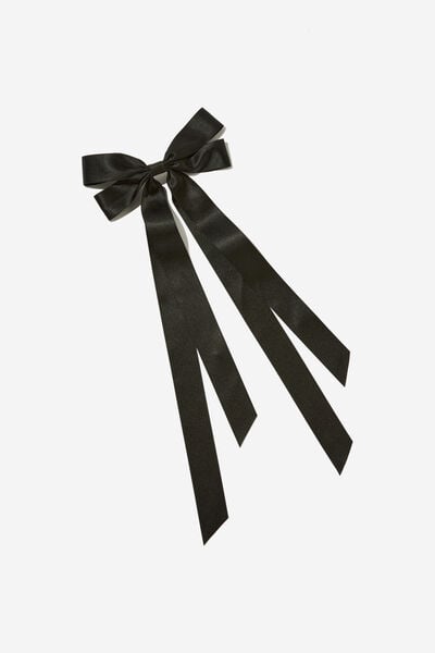 Brittney Extra Large Bow, BLACK