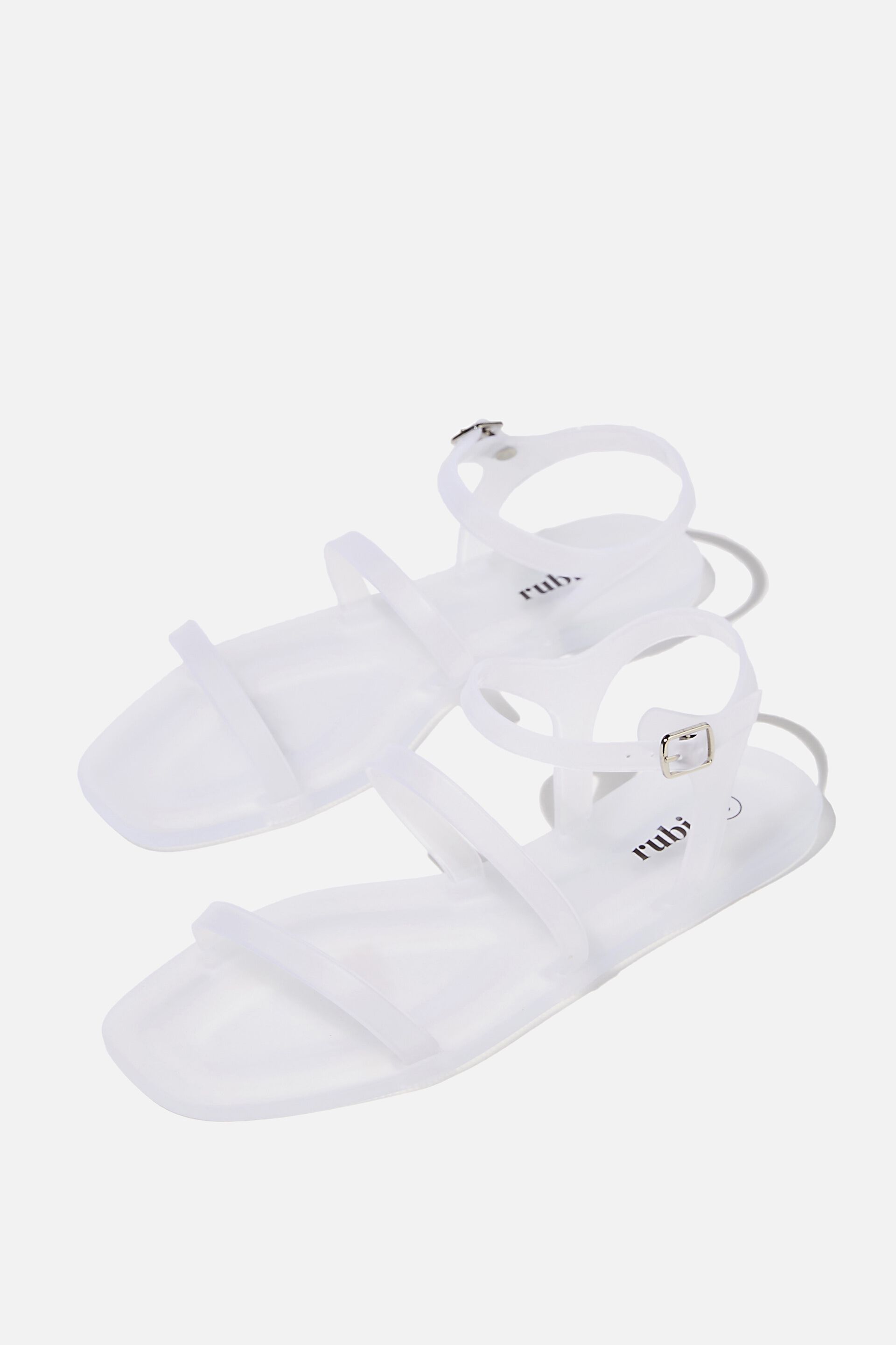 double strap jelly sandals