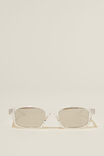 Ollie Square Sunglasses, CRYSTAL/REVO - alternate image 1