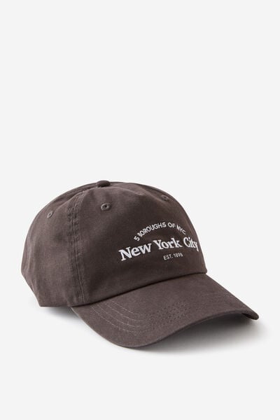 Classic Dad Cap, NYC EST 1989/CHARCOAL