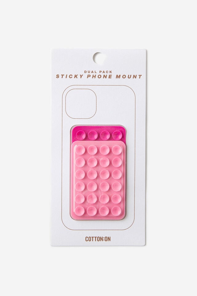 Sticky Phone Mount Duo, BLUSH/PINK