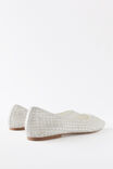 Isla Dorsay Ballerina, WHITE WOVEN - example image 3