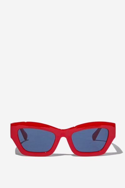 Ciara Cat Eye Sunglasses, SCARLET RED