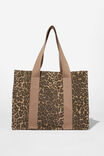 The Stand By Tote, LEOPARD CANVAS - alternate image 1