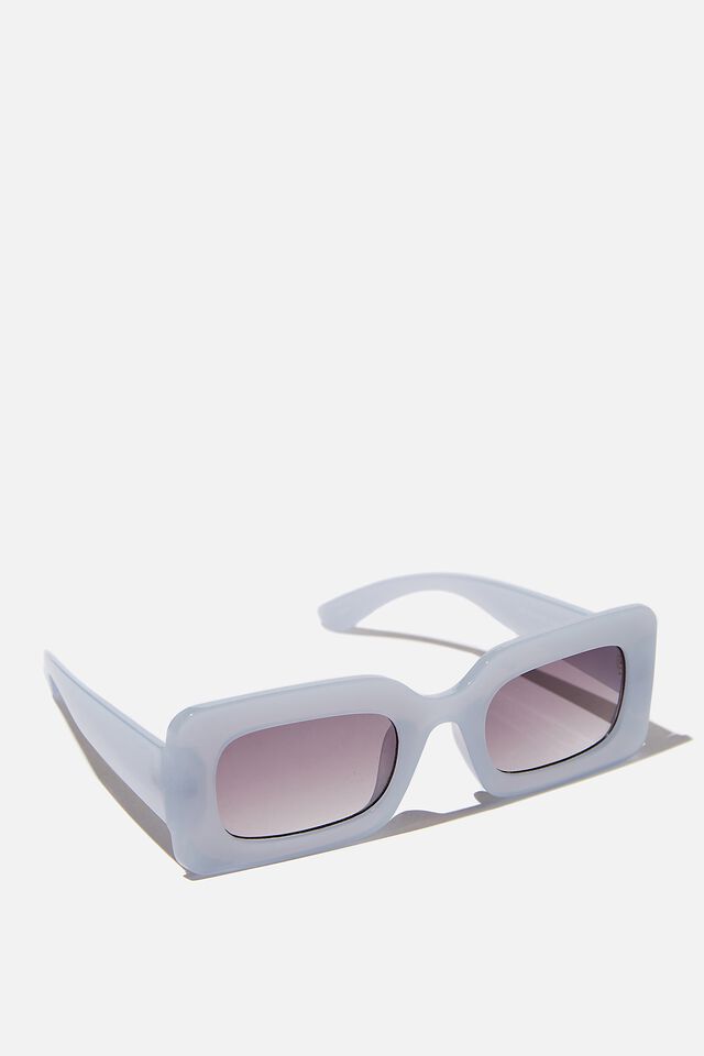 Gigi Square Sunglasses, DUSK BLUE