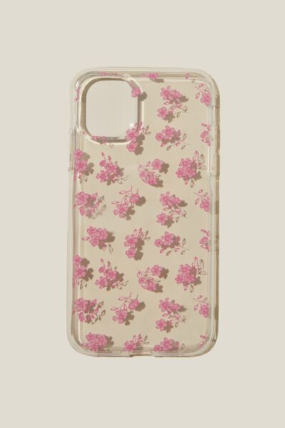 Phone Case Iphone 11, GRAPHIC SWEET FLORAL PINK