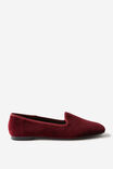 Sophie Slipper Cut Loafer, CHERRY VELVET - alternate image 1