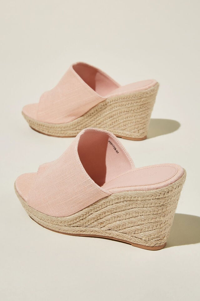 Zoey Espadrille Mule, DUSTY PINK CANVAS