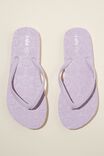 The Rubi Flip Flop, DEMI DAISY LILAC EMBOSSED - alternate image 4