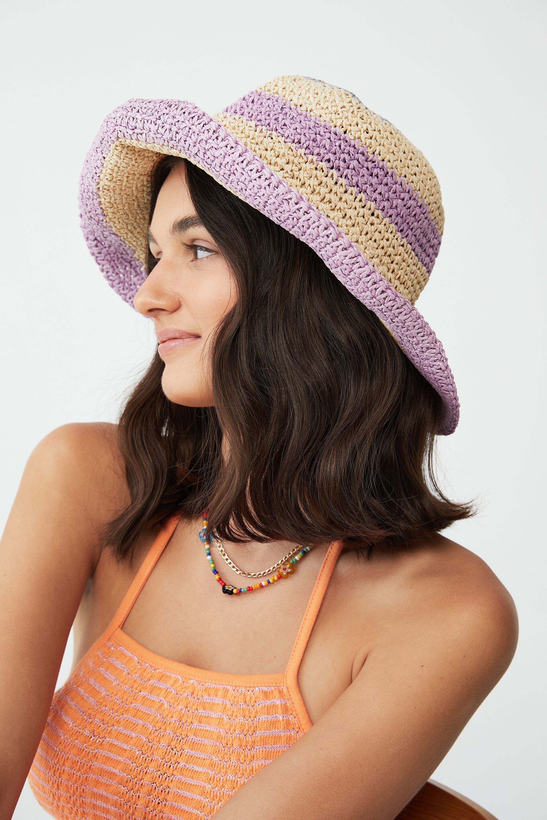 Women Hats | Kimberley Crochet Bucket Hat - HP18786