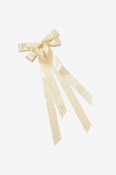 Brittney Extra Large Bow, ECRU