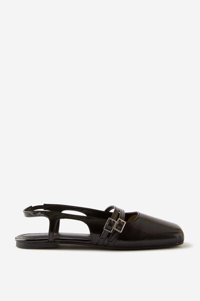 Ziggy Slingback Ballet, BLACK BOX