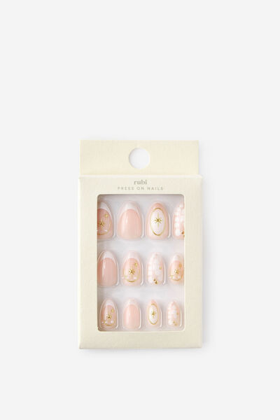 Press On Nails, WHITE COSMIC.