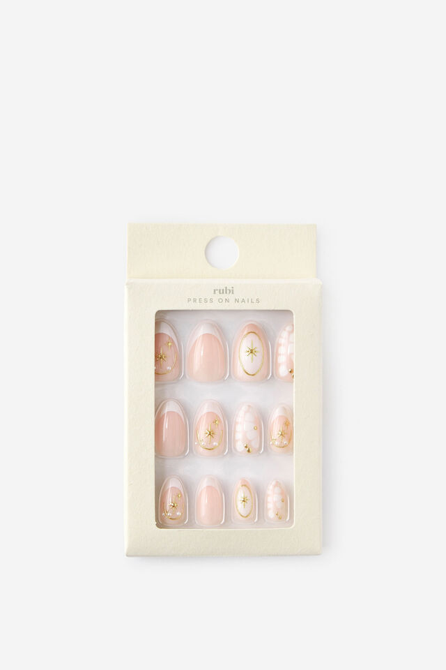 Press On Nails, WHITE COSMIC.