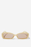 Slim Abby Rectangle Sunglasses, DANDELION - alternate image 1