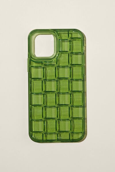 Phone Case Iphone 12/12 Pro, VIBE CHECK TINTED GREEN