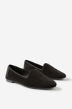 Sophie Slipper Cut Loafer, BLACK VELVET - alternate image 4